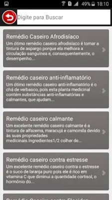 Remédios Caseiros android App screenshot 3